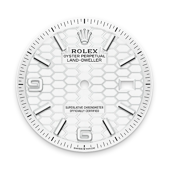 rolex M127234-0001   - Il quadrante bianco intenso