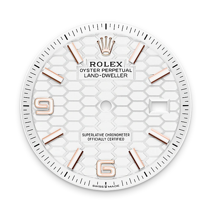 rolex M127235-0001   - Il quadrante bianco intenso