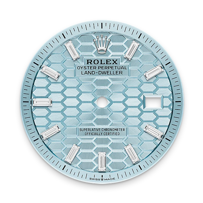 rolex M127286TBR-0001   - Il quadrante blu ghiaccio