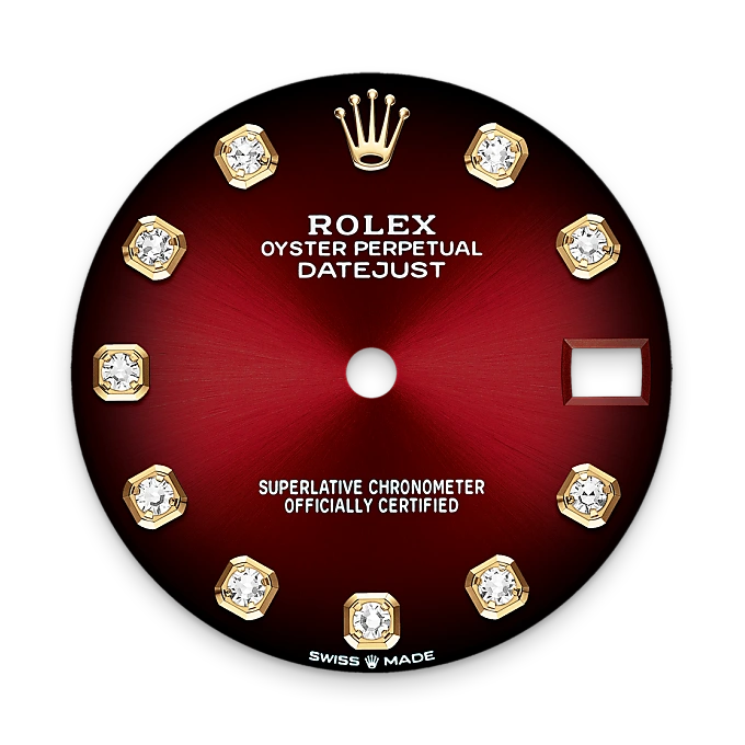 rolex M278288RBR-0041   - Quadrante rosso ombré