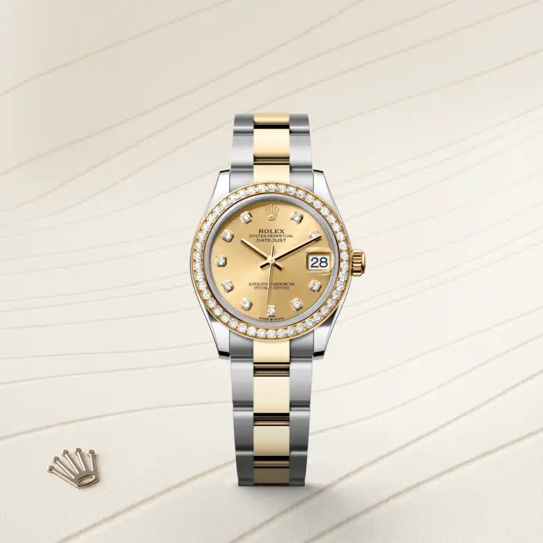 rolex M278383RBR-0025   - Il quadrante color champagne