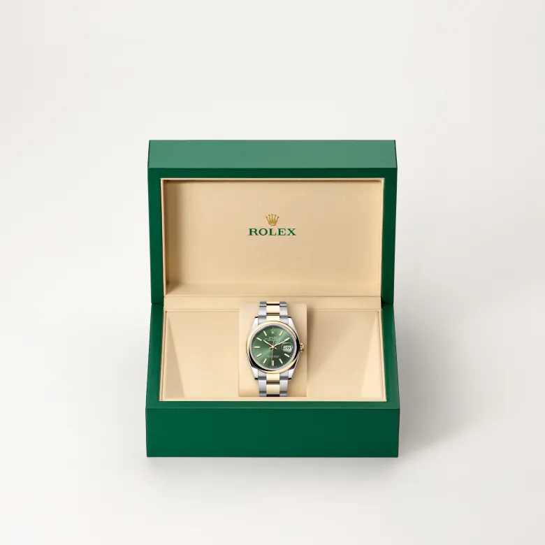 rolex M126203-0058   - Il quadrante verde oliva