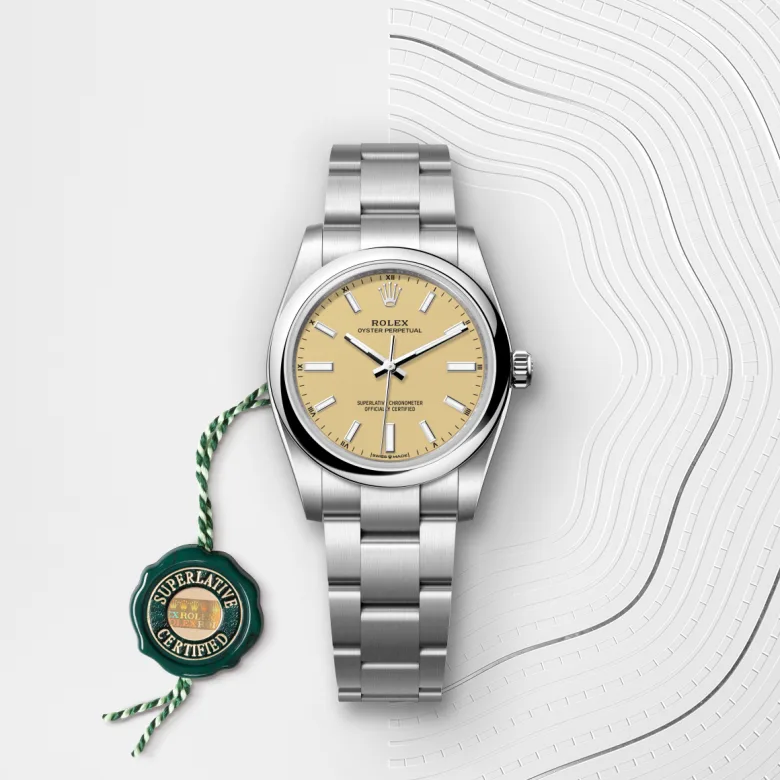 rolex M124200-0007   - Quadrante beige