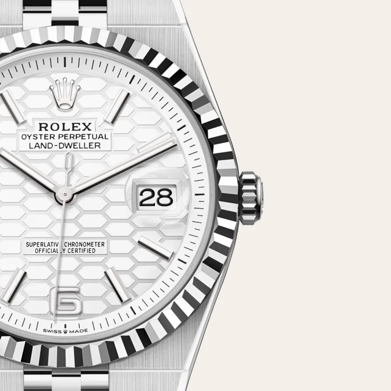 rolex M127334-0001   - Il quadrante bianco intenso