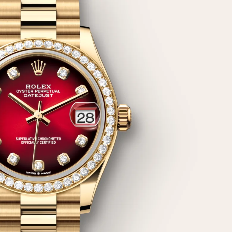 rolex M278288RBR-0041   - Quadrante rosso ombré